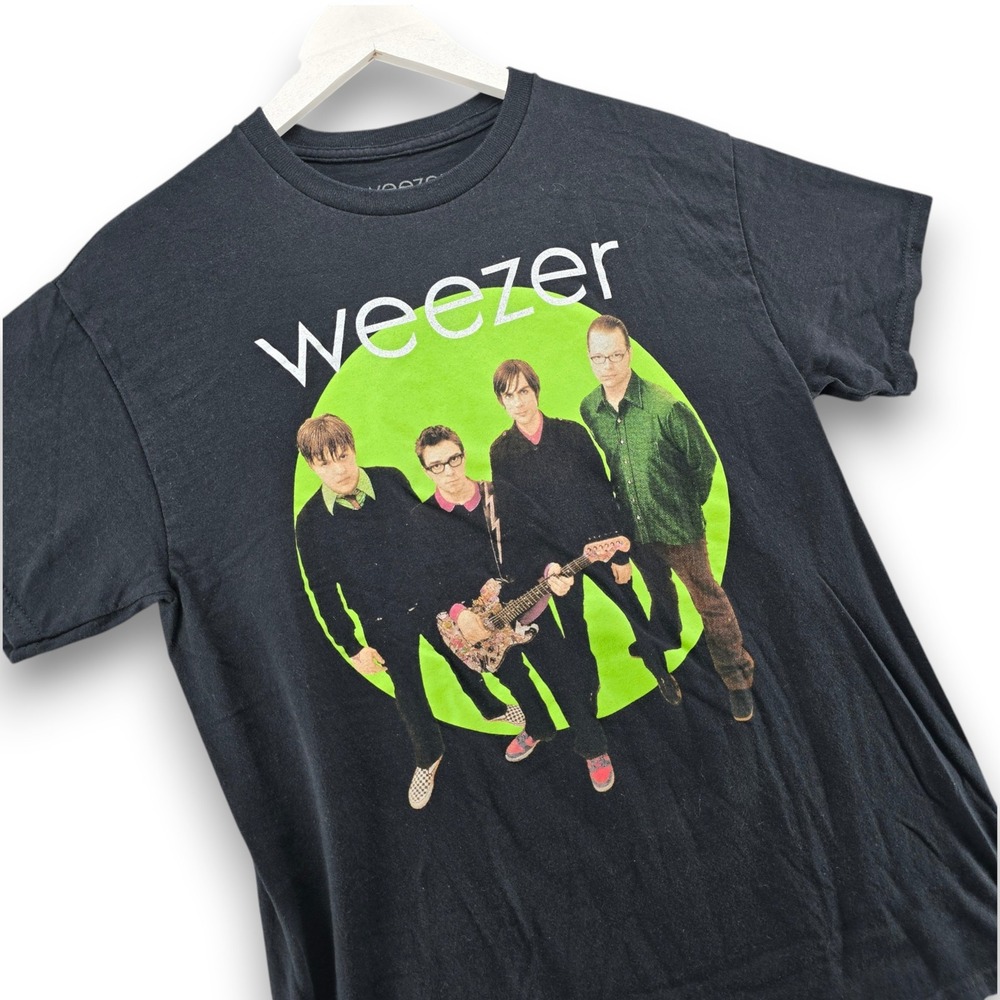 Weezer Graphic T Shirt Mens Medium Black Cotton Short Sleeve Band Tee 2023